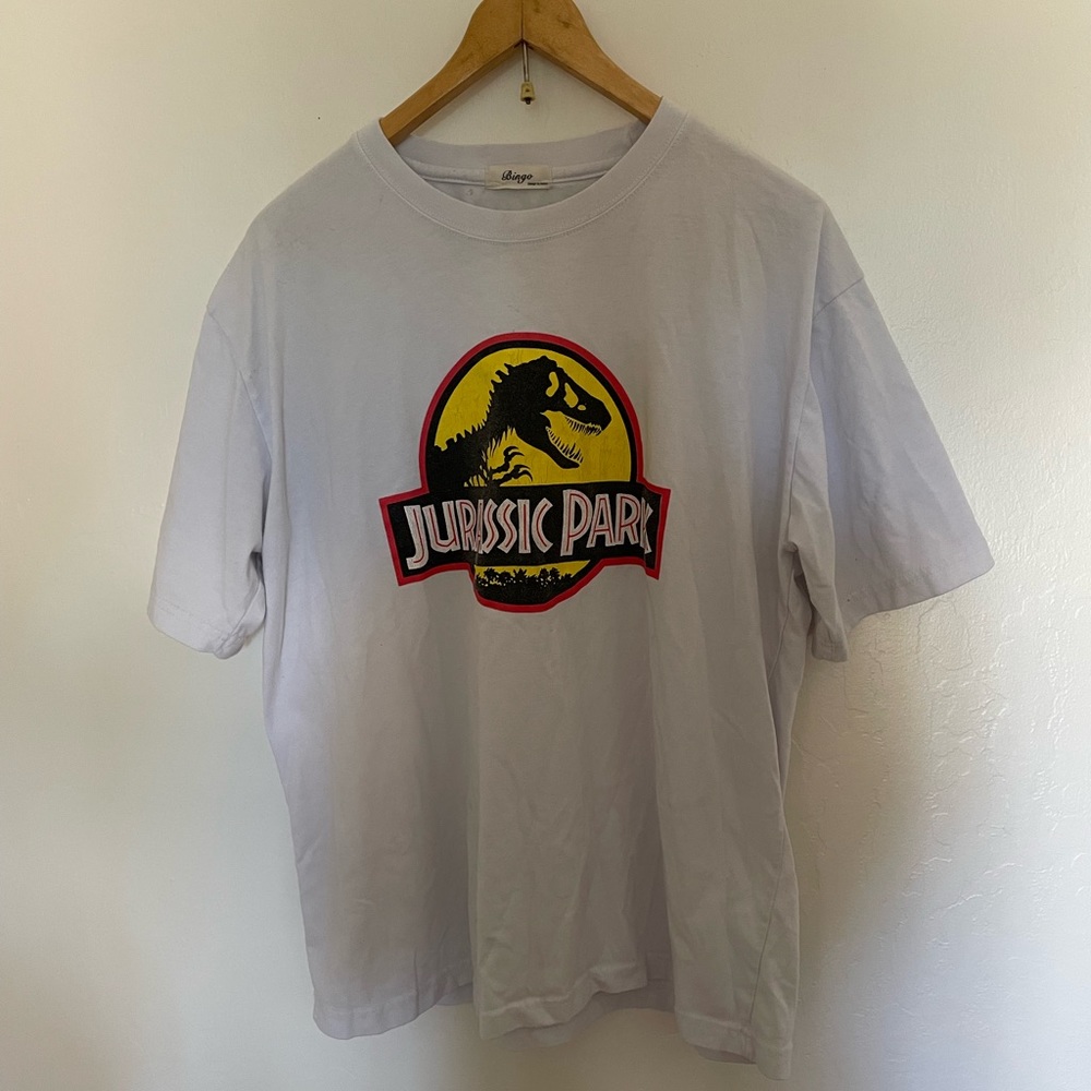 Jurassic Park White T Shirt